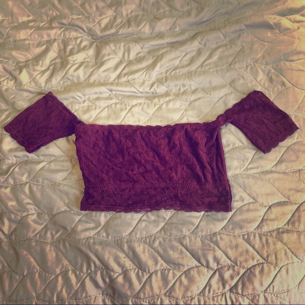 Victoria’s Secret purple bralette with sleeves, XL